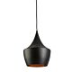 Due 1 Light Pendant Black - DUE-1P BLK