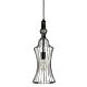 Elba 1 Light Pendant Black - ELBA-1P