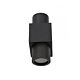 Geneva 240V GU10 Up/Down Wall Pillar Light Black - GENEVA-2 Sq-BLK