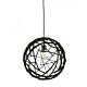 Geogro 1 Light Pendant Black - GEOGRO-500