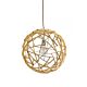 Geogro 1 Light Timber Pendant - GEOGRO-D600