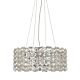 Giotto 6 Light Crystal Pendant Chrome - GIOTTO-6