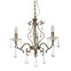 Giovana 3 Light Crystal Pendant Bronze - GIOVANA-3L