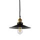 Grace 1 Light Pendant Black / Brass - GRACE-1P