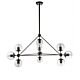 Klesh 10 Light Pendant Black - KLESH-10L-BLK