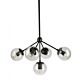 Klesh 5 Light Cluster Pendant Black - KLESH-5-CL-BLK