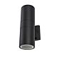 Lino 240V GU10 Up/Down Wall Pillar Light Black - LINO-2-BLK