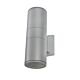 Lino 240V E27 Up/Down Wall Pillar Light Silver - LINO-2-SSIL