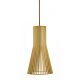 Lucca 1 Light Timber Pendant Large - LUCCA-35 WODD