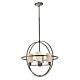 Lumino 4 Light Pendant Black / Bronze - LUMINO-4P