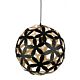 Newbach 1 Light Pendant Black - NEWBACH-D500 BLK