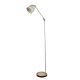 Nuda 1 Light Floor Lamp White / Concrete - NUDA-FL-WHT