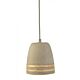 Pakita 1 Light Pendant Small Concrete - PAKITA-155