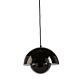 Paola 1 Light Pendant Black - PAOLA BLK