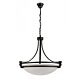 Alabaster 3 Light Pendant Small Black - PD2006-Pdt- D408 BLK