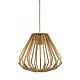 Ragusa 1 Light Timber Pendant Large - RAGUSA-1P LG WOOD