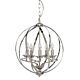 Rehzo 5 Light Pendant Chrome - REHZO-5 CH