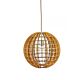 Ribon 1 Light Timber Pendant - RIBON-40