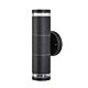 Ryan 10W Up/Down LED Wall Pillar Light Black - RYAN-2L-LED BLK