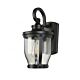 Salerno Downward Wall Light Black - SALERNO-W/B