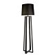 Sweden 1 Light Floor Lamp Black - SWEDEN F/L BLK