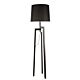 Tripod 1 Light Floor Lamp Black - TRIPOD-F/L BLK