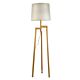 Tripod 1 Light Floor Lamp Wood / Beige - TRIPOD-F/L WOOD