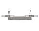 Italian 4 Light Vanity Wall Light Chrome / Frost Glass - VA 3674