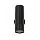 Zarton 240V GU10 Up/Down Wall Pillar Light Black - ZARTON-2L