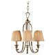 Abbey 3 Light Chandelier Silver Sand - FE/ABBEY3