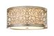 Arabesque Flush Mount Silver Leaf Patina - FE/ARABESQUE/F