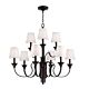 Arbor Creek 9 Light Chandelier Arbor Bronze / Weathered Brass - FE/ARBOR CREEK9