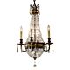 Bellini 4 Light Chandelier Oxidised Bronze & British Bronze - FE/BELLINI4