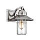 Boynton Small Wall Lantern Painted Brushed Steel - FE/BOYNTON2/S