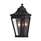 Cotswold Lane Half Wall Lantern Black - FE/COTSLN7 BK