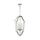 Dewitt 4 Light Foyer Chandelier Sunrise Silver - FE/DEWITT/4P