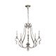 Dewitt 5 Light Chandelier Sunrise Silver - FE/DEWITT5