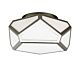 Diamond Flush Mount Polished Nickel - FE/DIAMOND/F