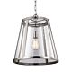 Harrow Medium Pendant Polished Nickel - FE/HARROW/P/M