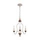 Hartsville 3 Light Chandelier Light Chalk Washed / Beachwood - FE/HARTSVILLE3