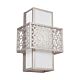 Kenney 1 Light Wall Light Sunrise Silver - FE/KENNEY1