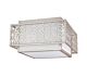 Kenney 2 Light Flush Mount Sunrise Silver - FE/KENNEY/F