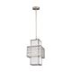 Kelley 1 Light Mini Pendant Sunrise Silver - FE/KENNEY/MP