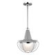 Livingston Pendant High Gloss Gray / Polished Nickel - FE/LIVINGSTN/P/M