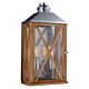 Lumiere Medium Wall Lantern Natural Oak - FE/LUMIERE/M OAK