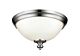 Parkman Flush Mount Brushed Steel - FE/PARKMAN/F BS