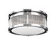 Paulson 14W LED Flush Mount Polished Chrome / Warm White - FE/PAULSON/F/M