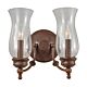 Pickering Lane 2 Light Wall Light Heritage Bronze - FE/PICKERINGL2