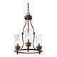 Pickering Lane 3 Light Chandelier Heritage Bronze - FE/PICKERINGL3