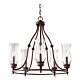 Pickering Lane 5 Light Chandelier Heritage Bronze - FE/PICKERINGL5